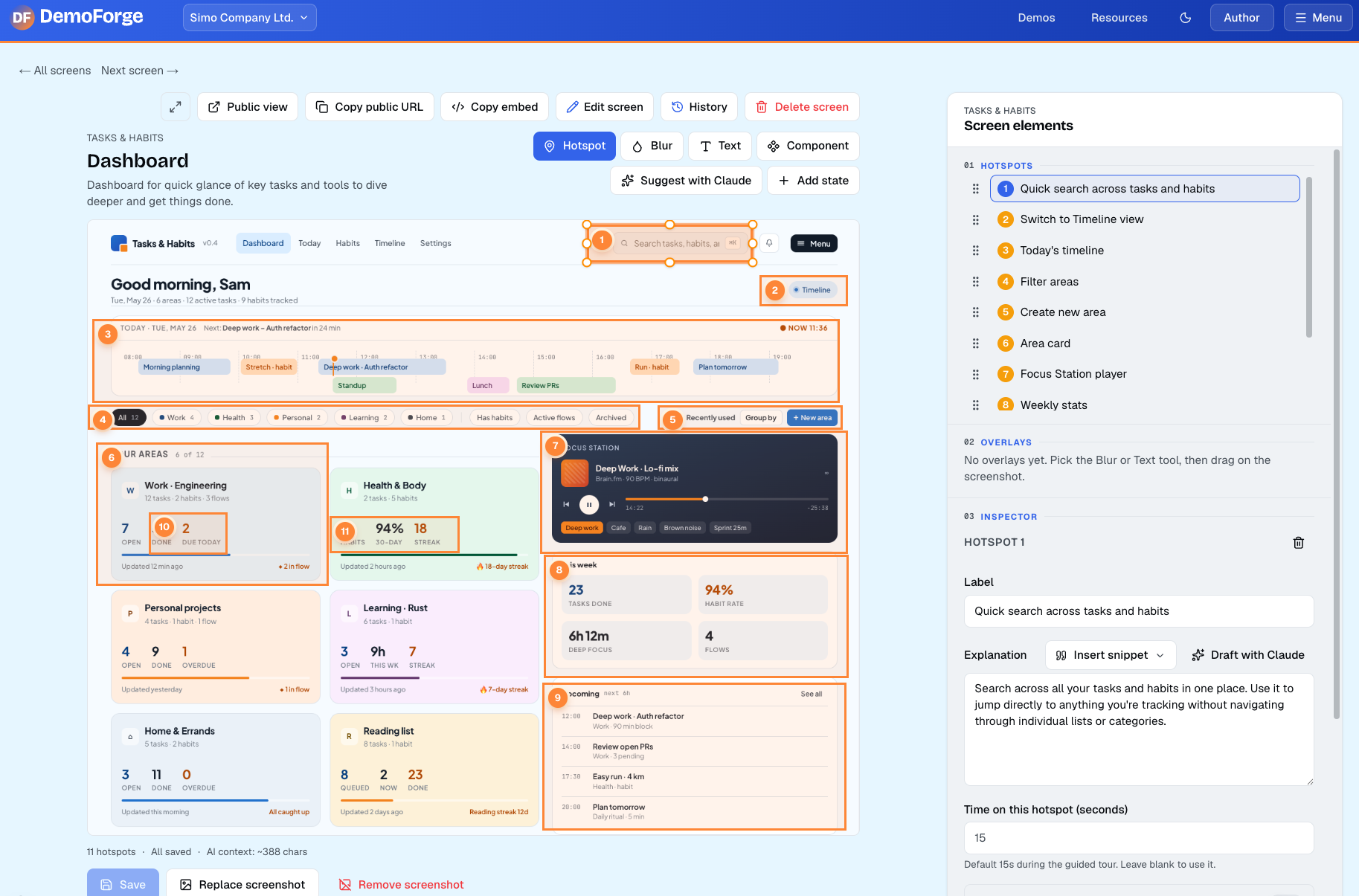 DemoForge product screenshot 4